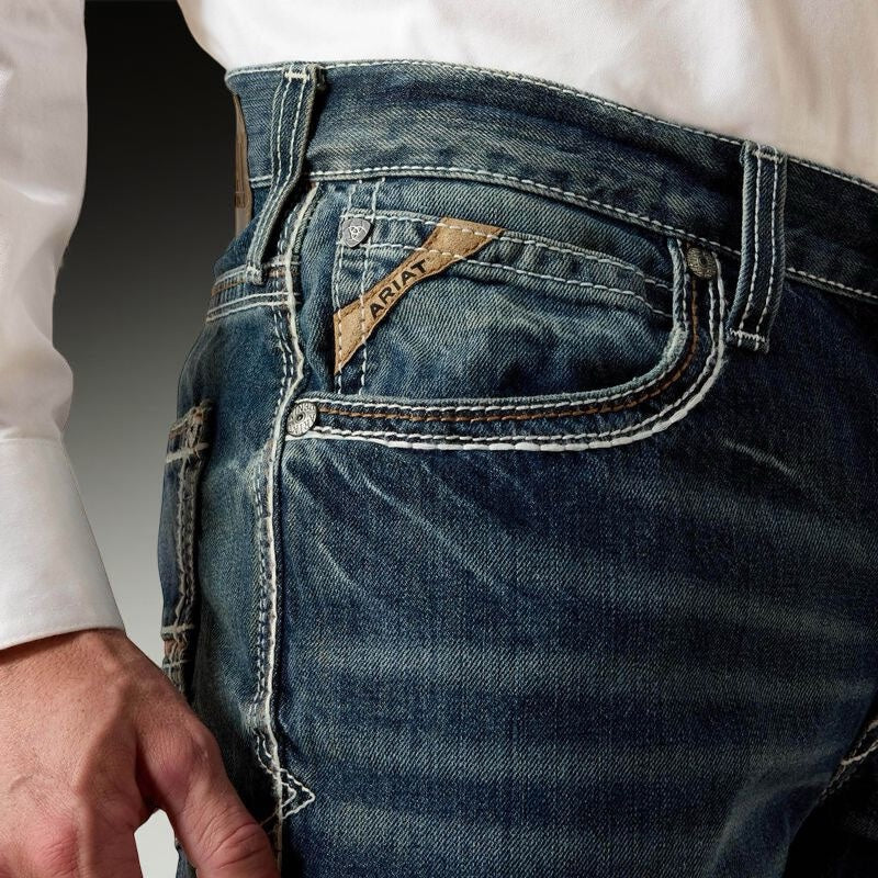 “ Coltrane “ ARIAT BOOTCUT MEN JEAN M4 LIGHT WASH 10017511