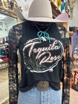 Womens tequila rose tank black panhandle | RRWT20R16Z