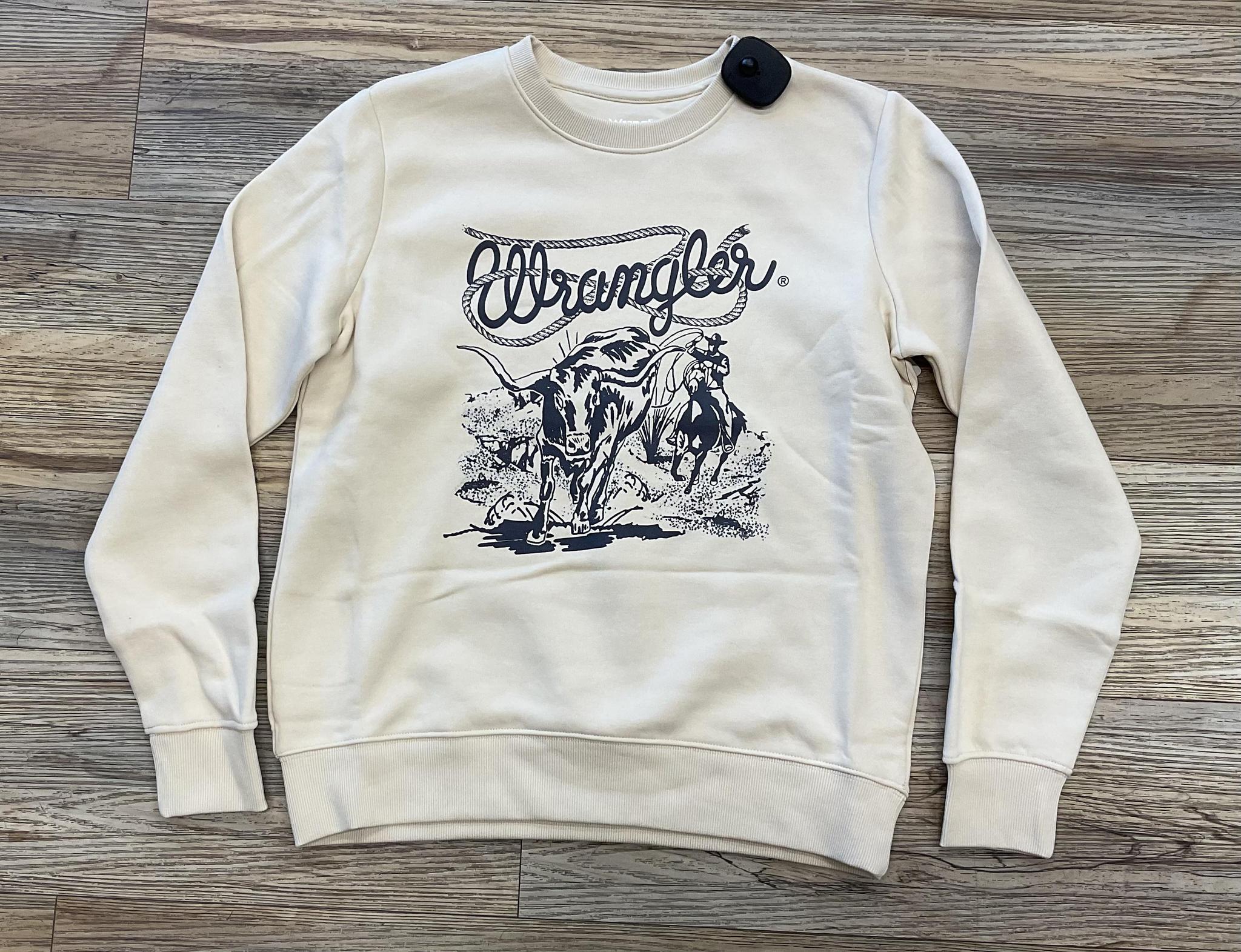 Wrangler Women s Retro Crew Pullover Whitecap Gray Large