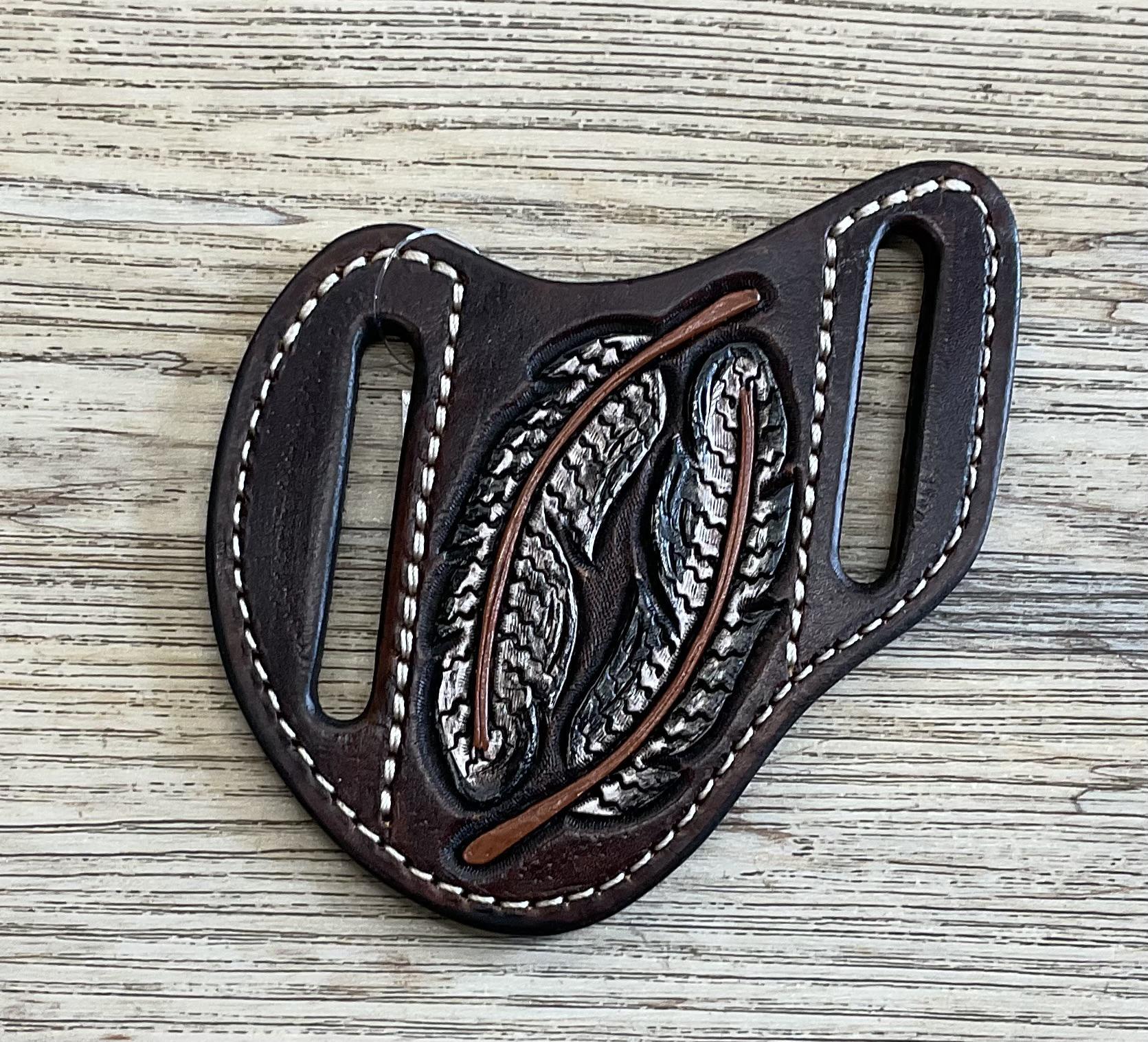 ‘’EVAN’’ KNIFE SHEATH FEATHER