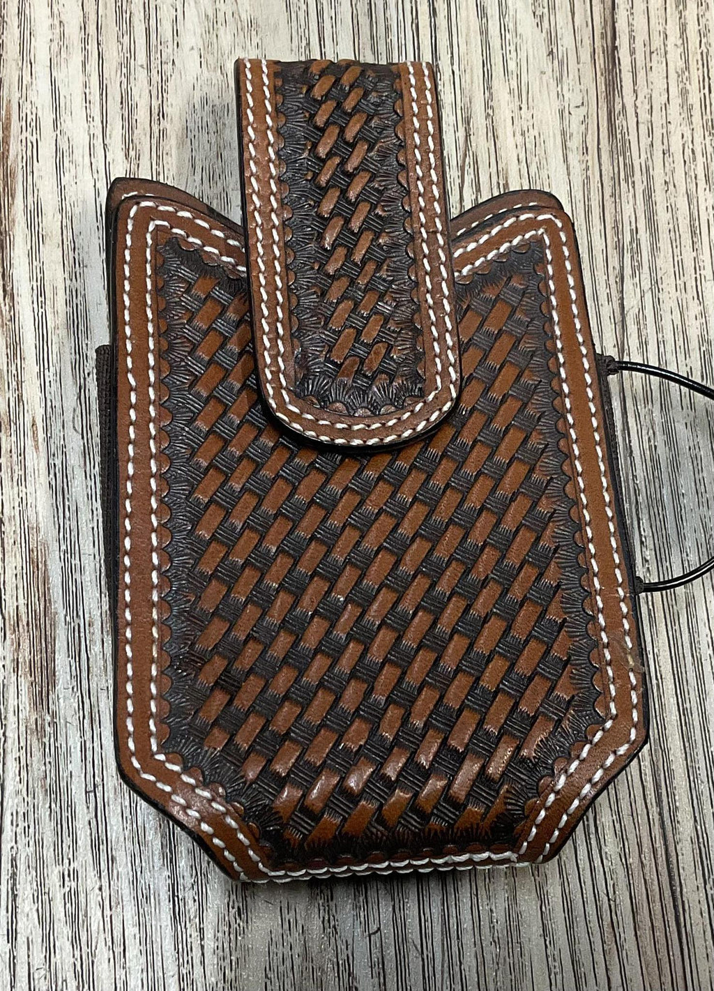 ‘’LINO’’Twisted-X Western Floral Tooled Rodeo phone case