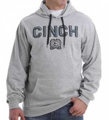 Cinch Men's Embroidered Logo Hoodie grey | MWK1206013