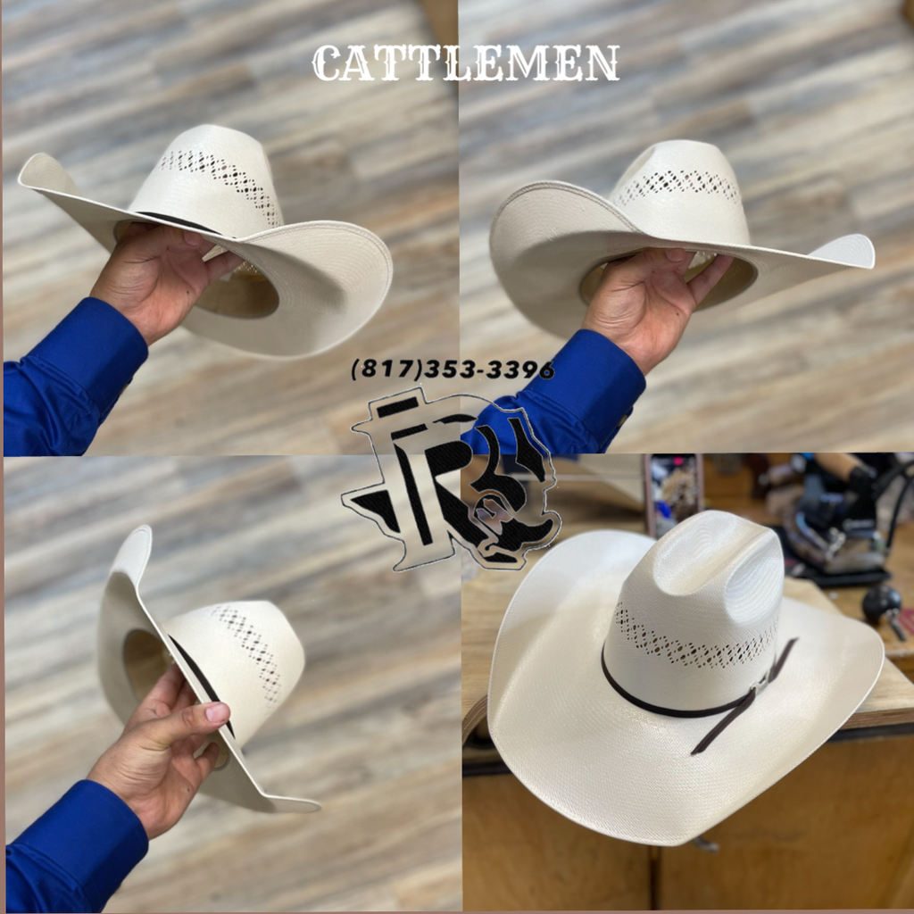 “ CARSON “ | IRON SPUR ™️  HATS 6 inch Crown 4 1/4 brim straw hat