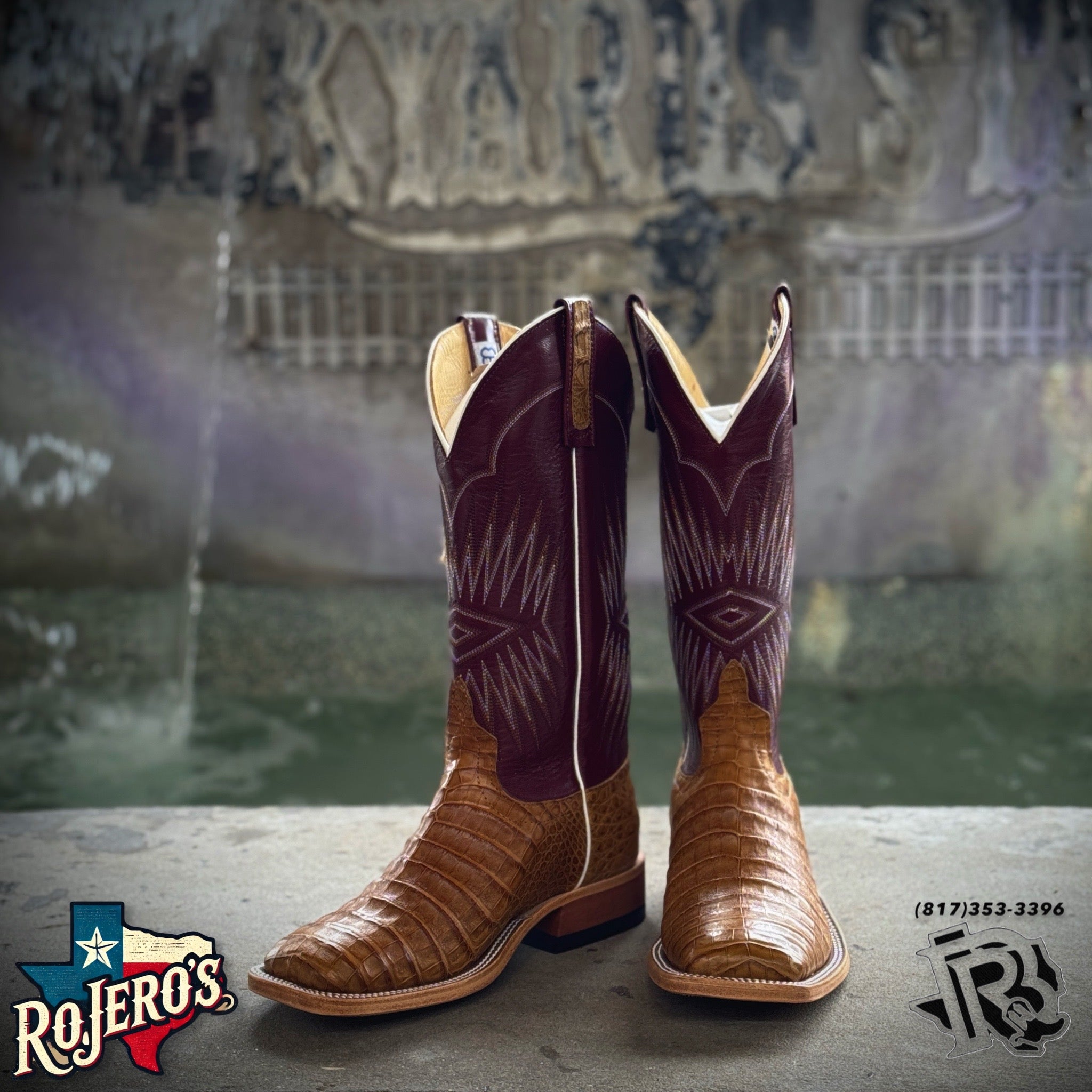 “ Benjamin “ | ANDERSON BEAN BOOTS LIGHT BROWN SQUARE TOE