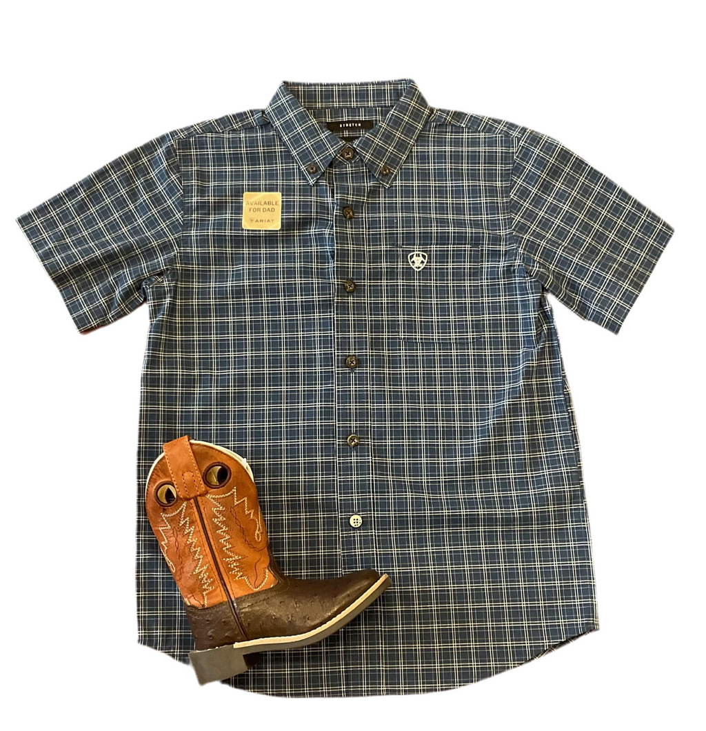 BOYS PRO KYREE CLASSIC SHORT SLEEVE SKYFALL SHIRT |10039511