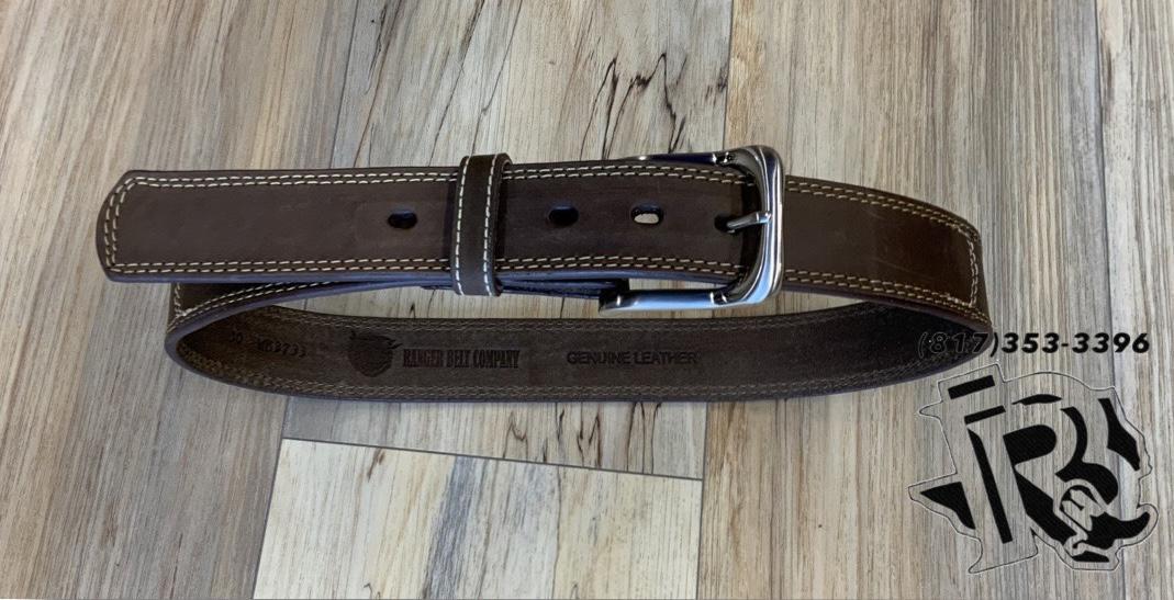 ‘’Juan’’mens  leather tumble tan belt | WB3733