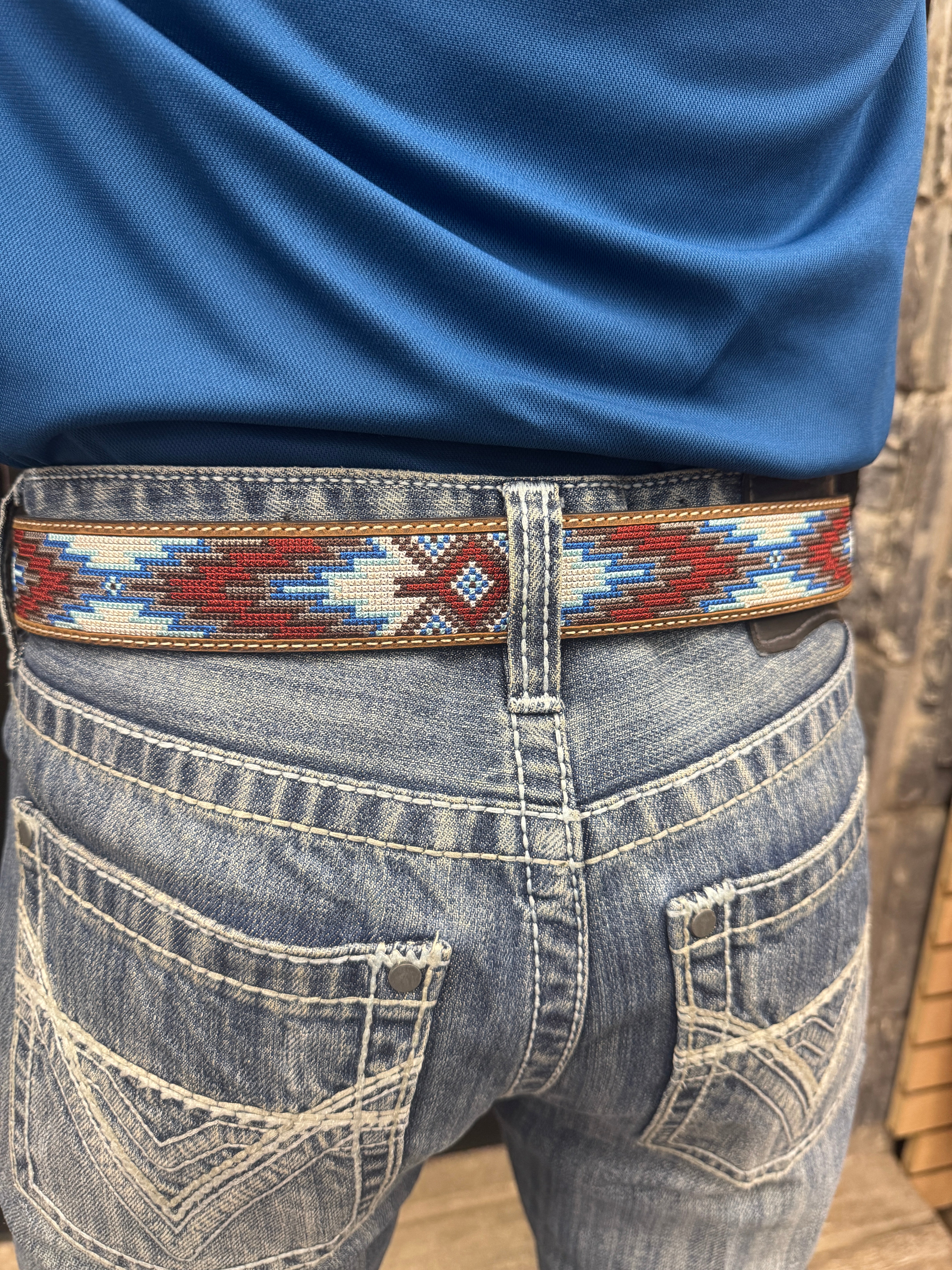“ Kane “ | MEN BELT AZTEC WESTERN BELT N210004644