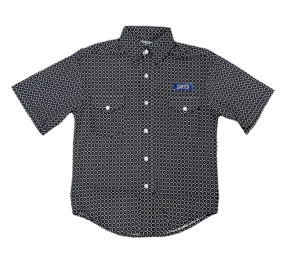 BOY’S ROCK & ROLL BLACK SHORT SLEEVE SHIRT |RBN3S06550