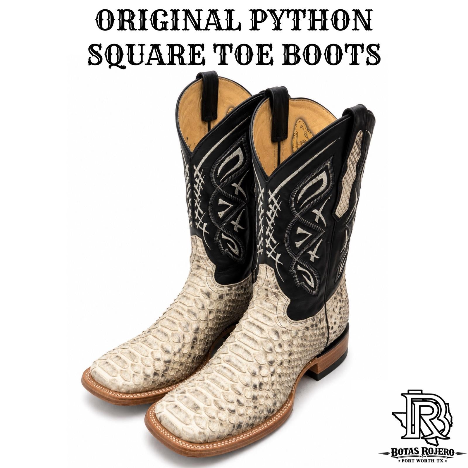 Broken Arrow “ | ORIGINAL SNAKE PYTHON MEN NATURAL WESTERN SQUARE
