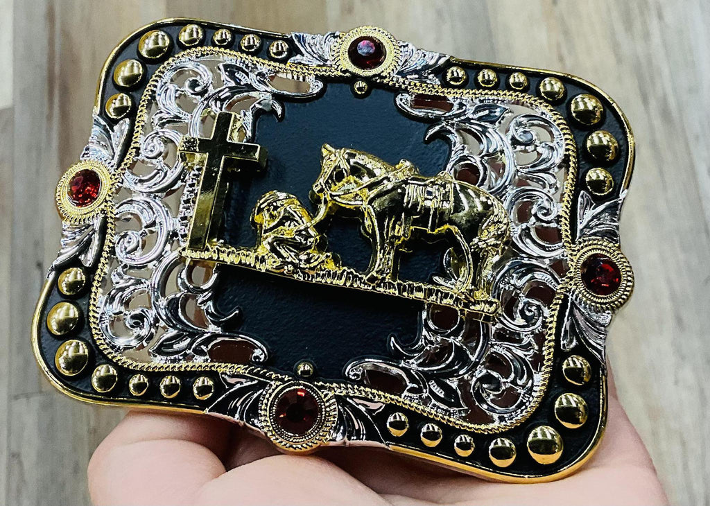 ‘’COYBOY CROSS’’ BUCKLE