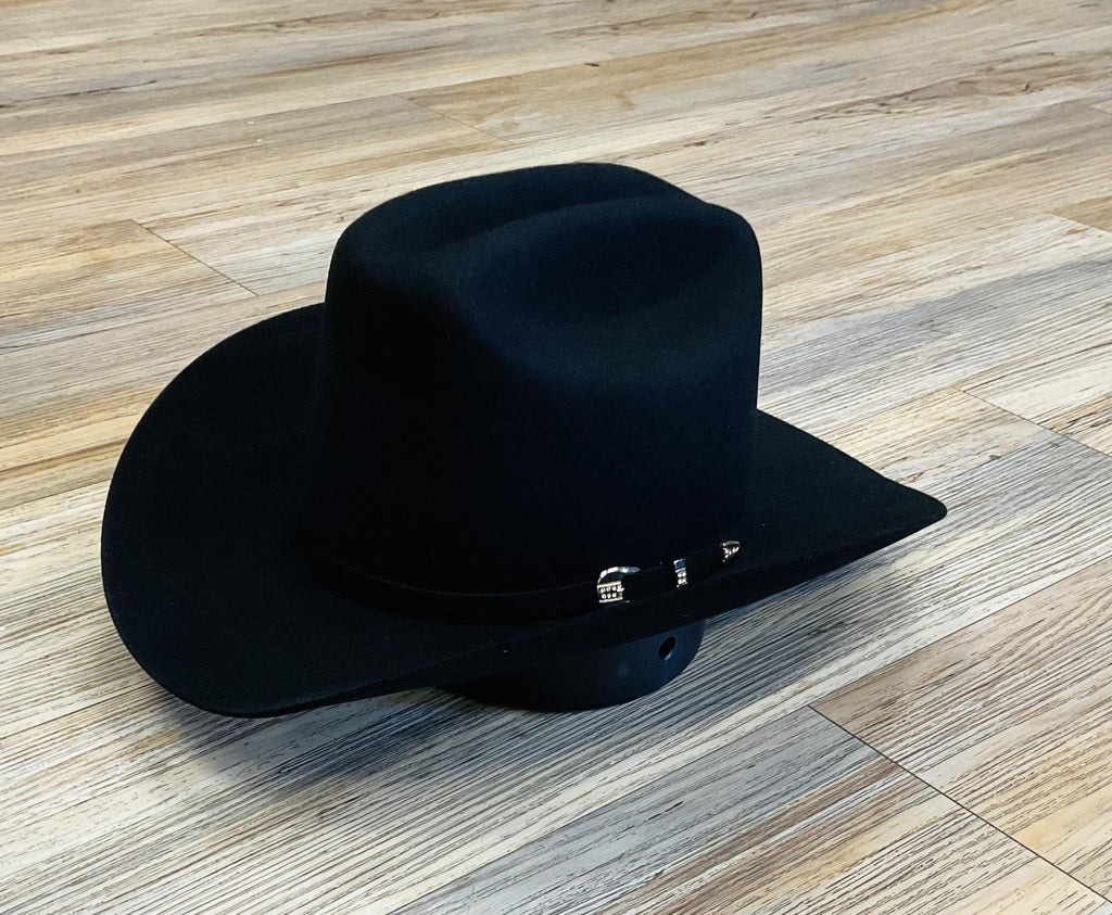 ‘’EL SINALOA’’  100X BLACK  WESTERN FELT HAT