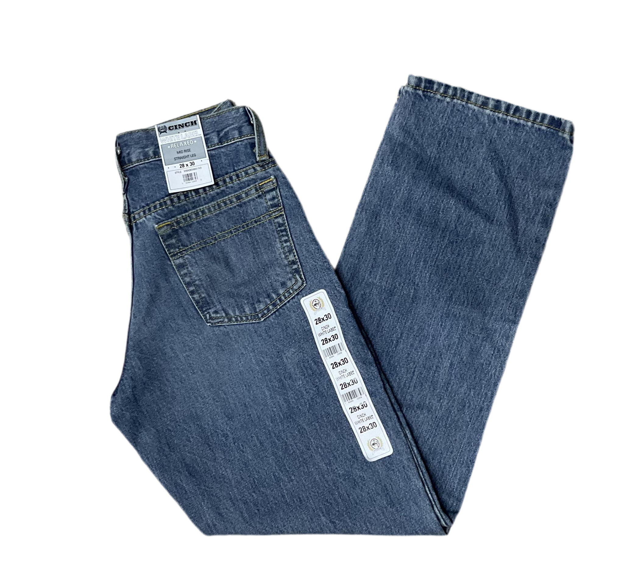 ‘’LEO’’ CINCH MEN'S RELAXED FIT WHITE LABEL  MEDIUM STONE | MB92834003 WHITE LABEL