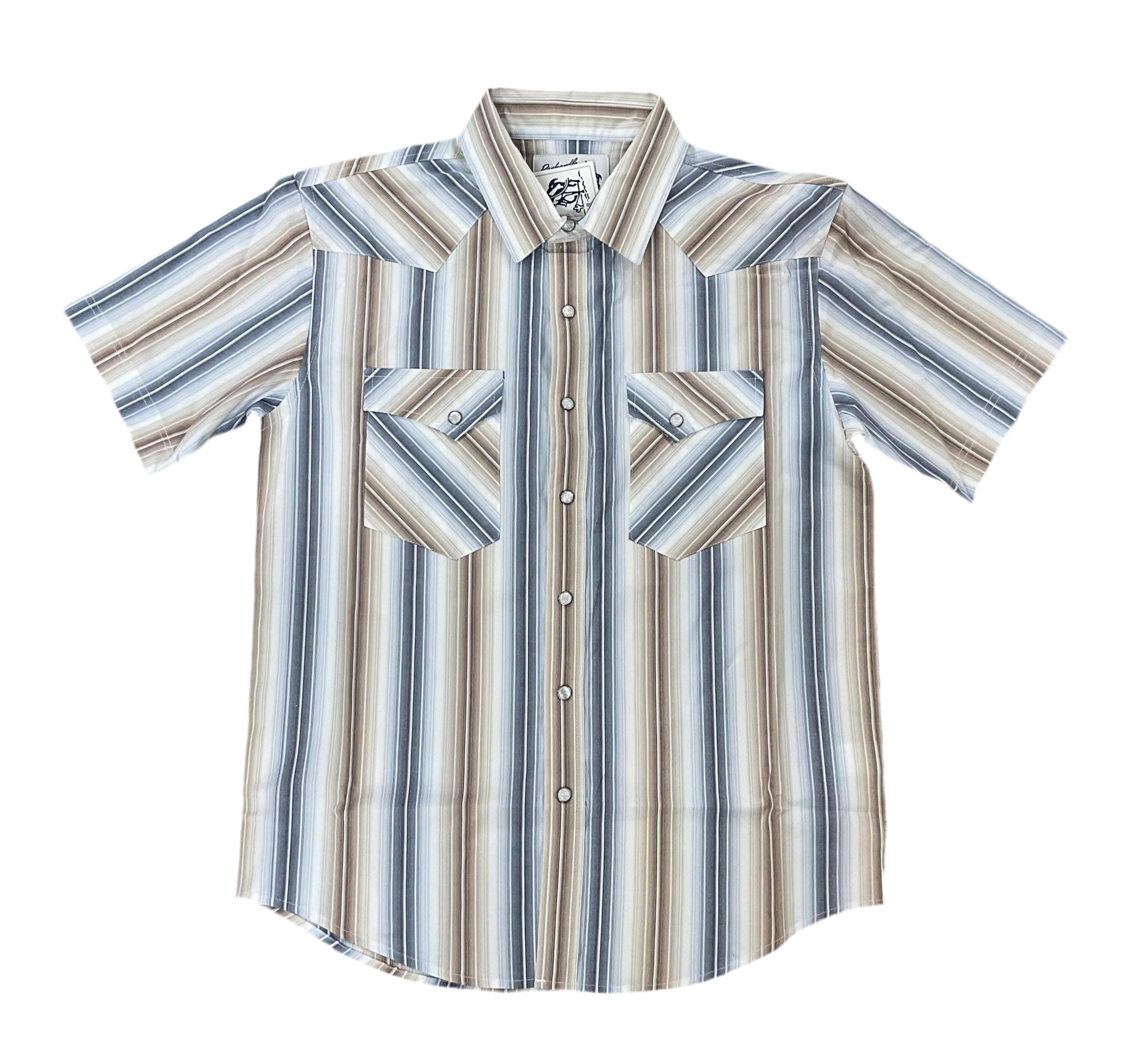 MEN’S PANHANDLE SLIM SHORT SLEEVE TAN SNAP SHIRT |PMN3S05751