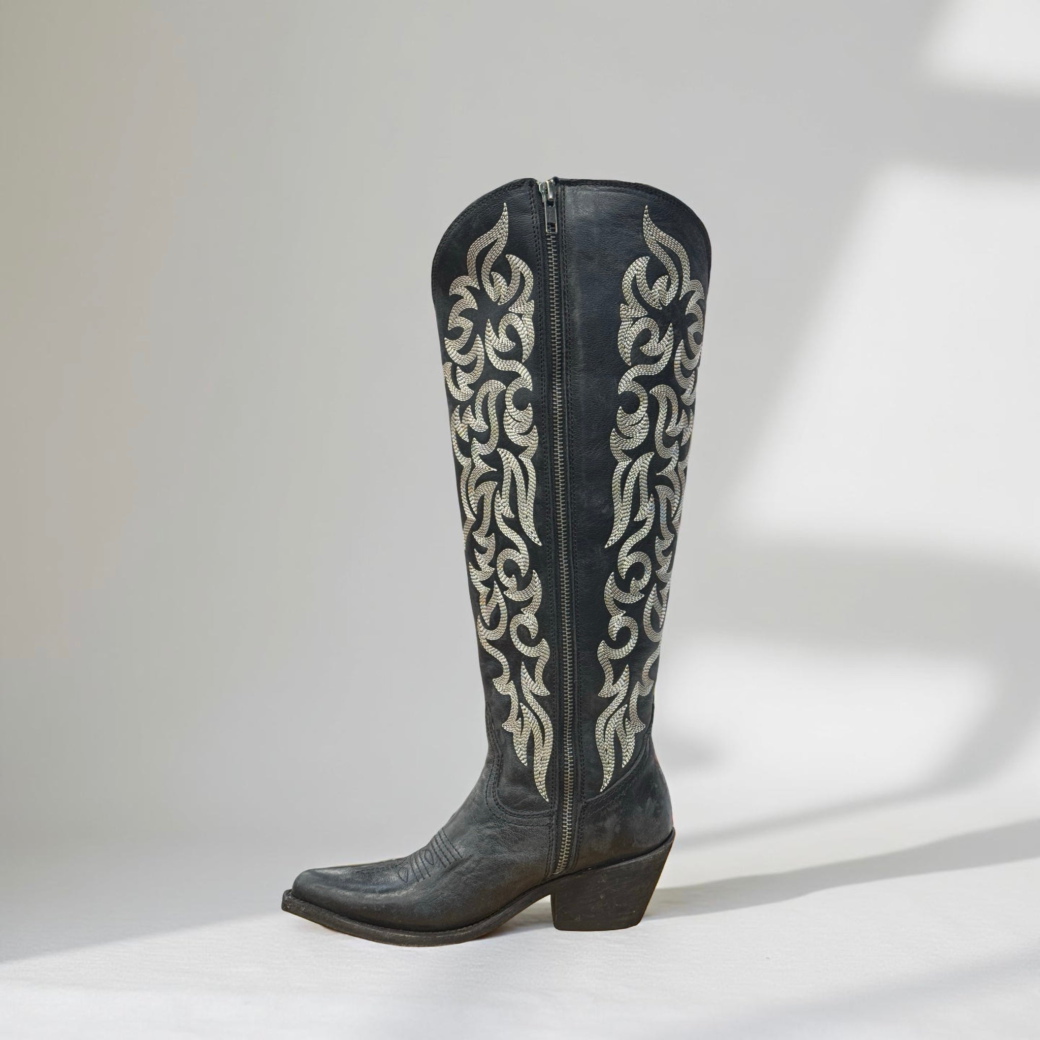 “MARY” LIBERTY BLACK BROWN BOOTS