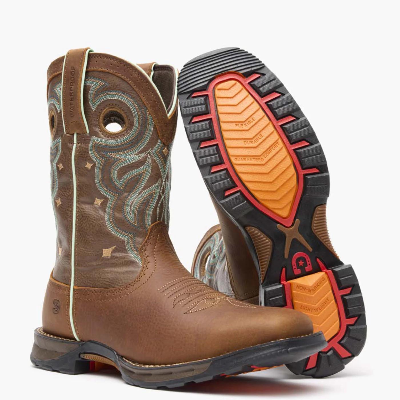 Durango STEEL TOE WOMEN WESTERN WORK BOOTS DRD0416 – Botas Rojero