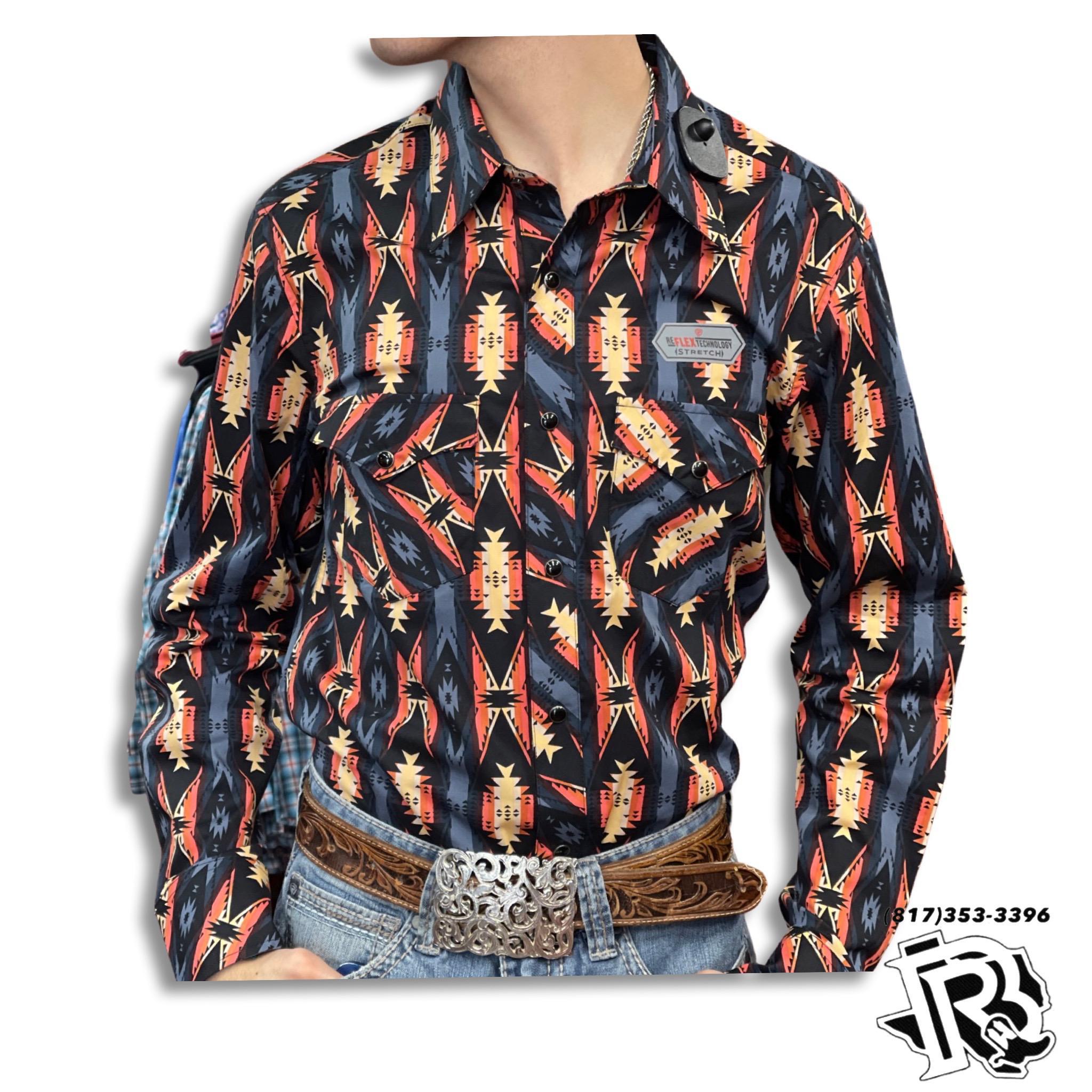 “ Franklin “ |  MENS LONG SLEEVE SHIRT NAVY RRMSOSR08Q
