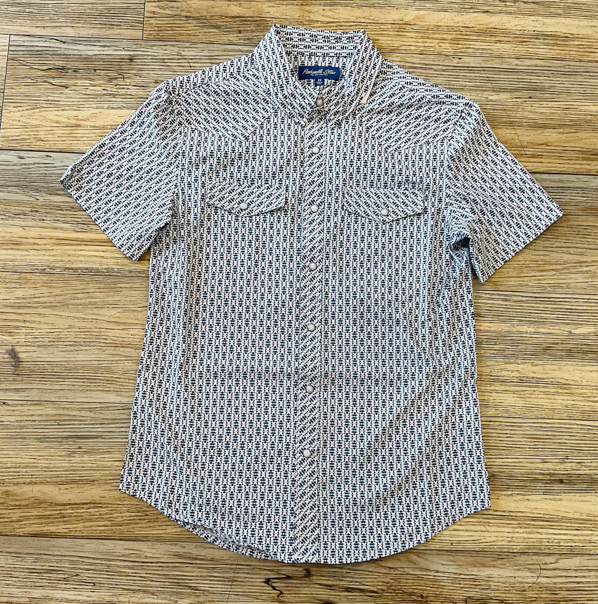MEN’S PANHANDLE SHORT SLEEVE AQUA SNAP SHIRT | TMN3S05724
