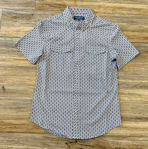 MEN’S PANHANDLE SHORT SLEEVE AQUA SNAP SHIRT | TMN3S05724