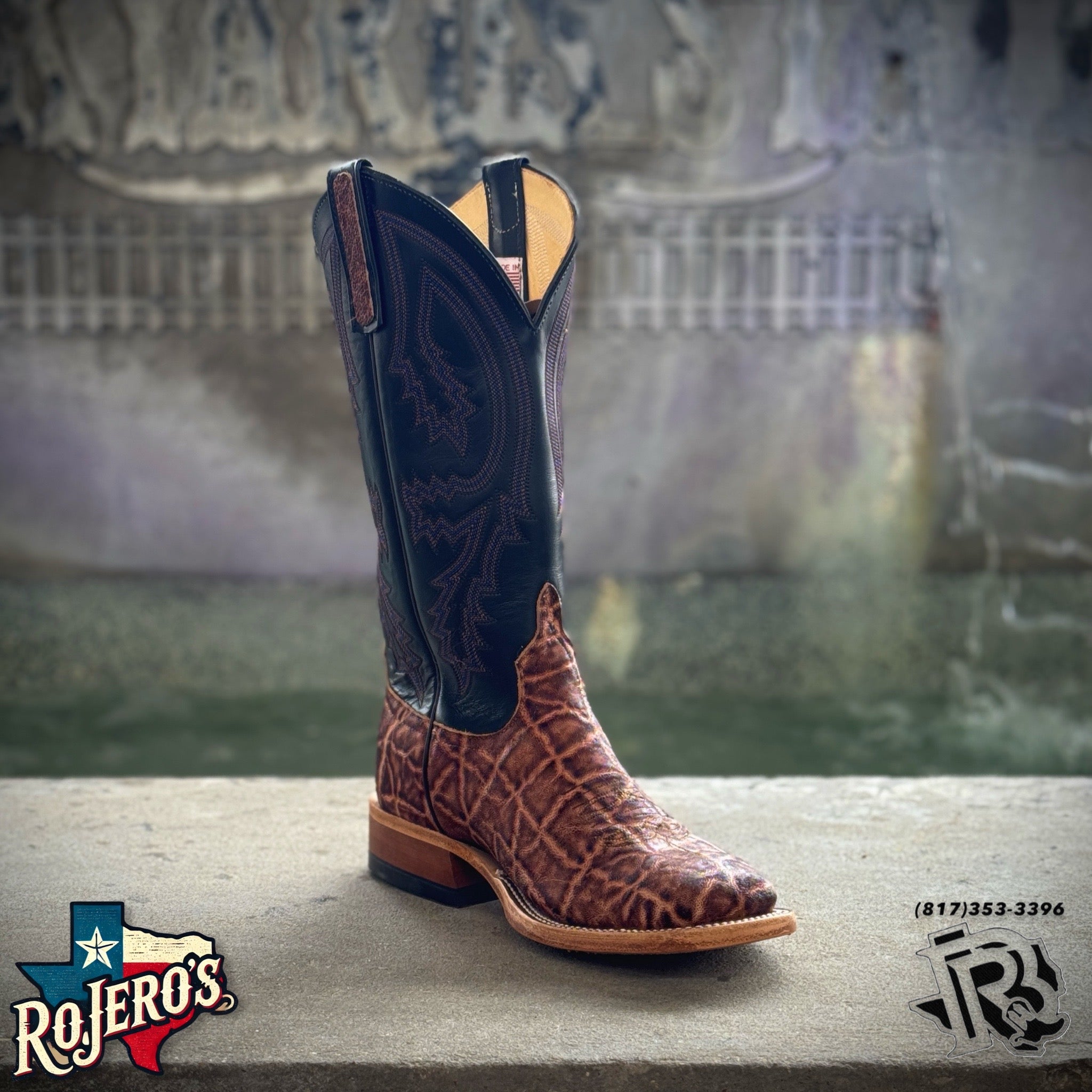 ELEPHANT TAN | ANDERSON BEAN BOOTS SQUARE TOE MEN BOOTS