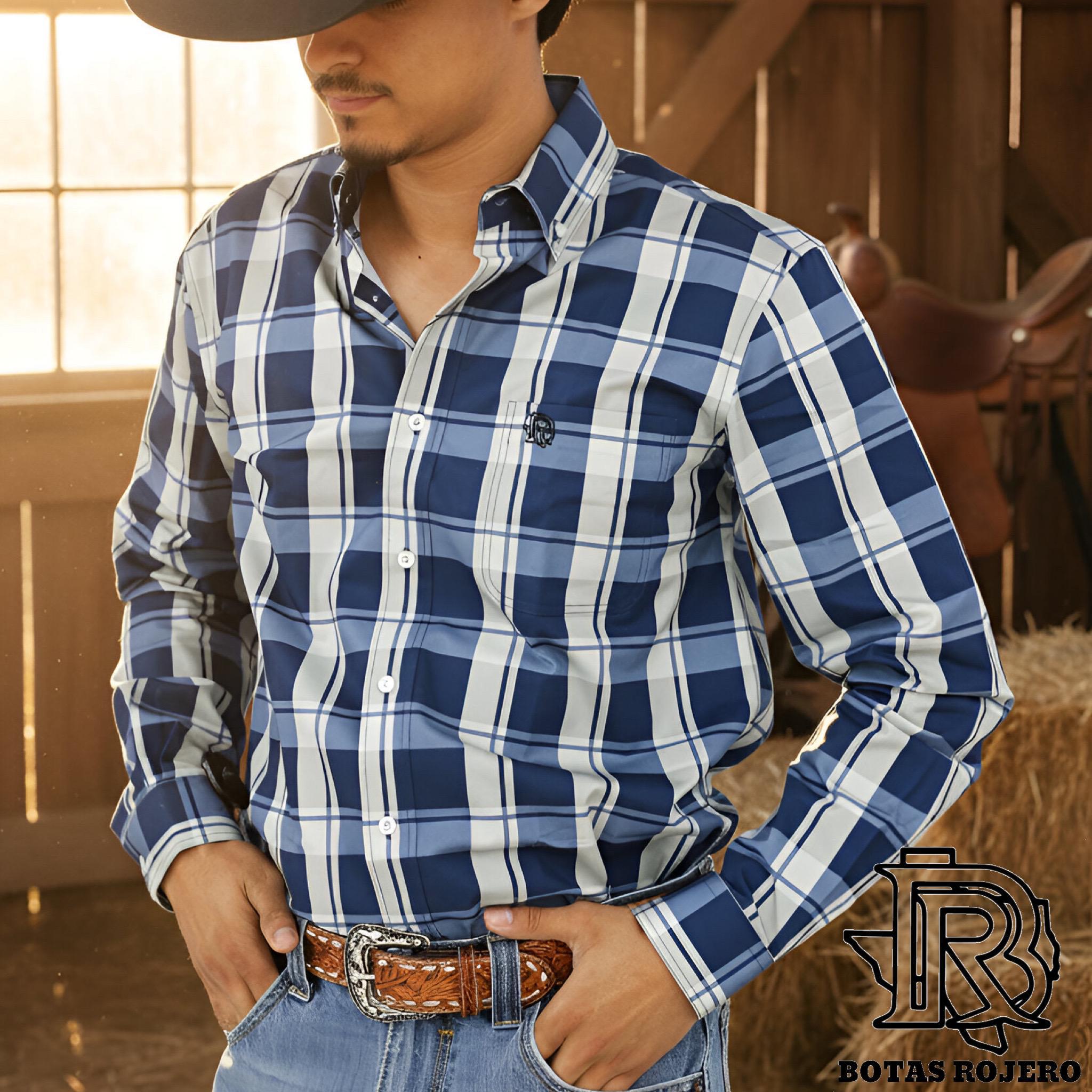 ‘’ CANYON  ’’ MEN’S CREEK WESTERN LONG SLEEVE IRON SPUR SHIRT
