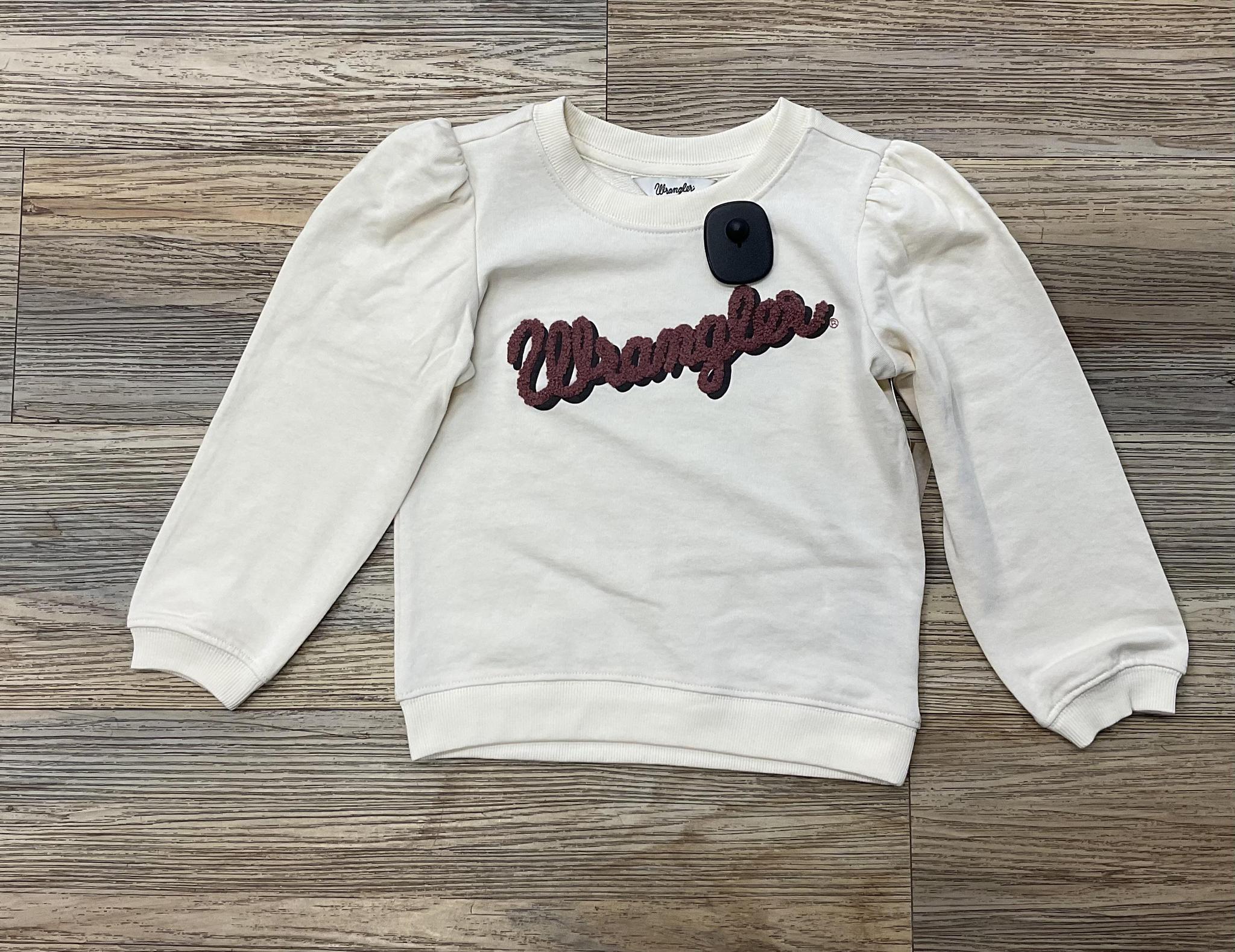GIRLS WRANGLER SWEATSHIRT CREAM | 112353047