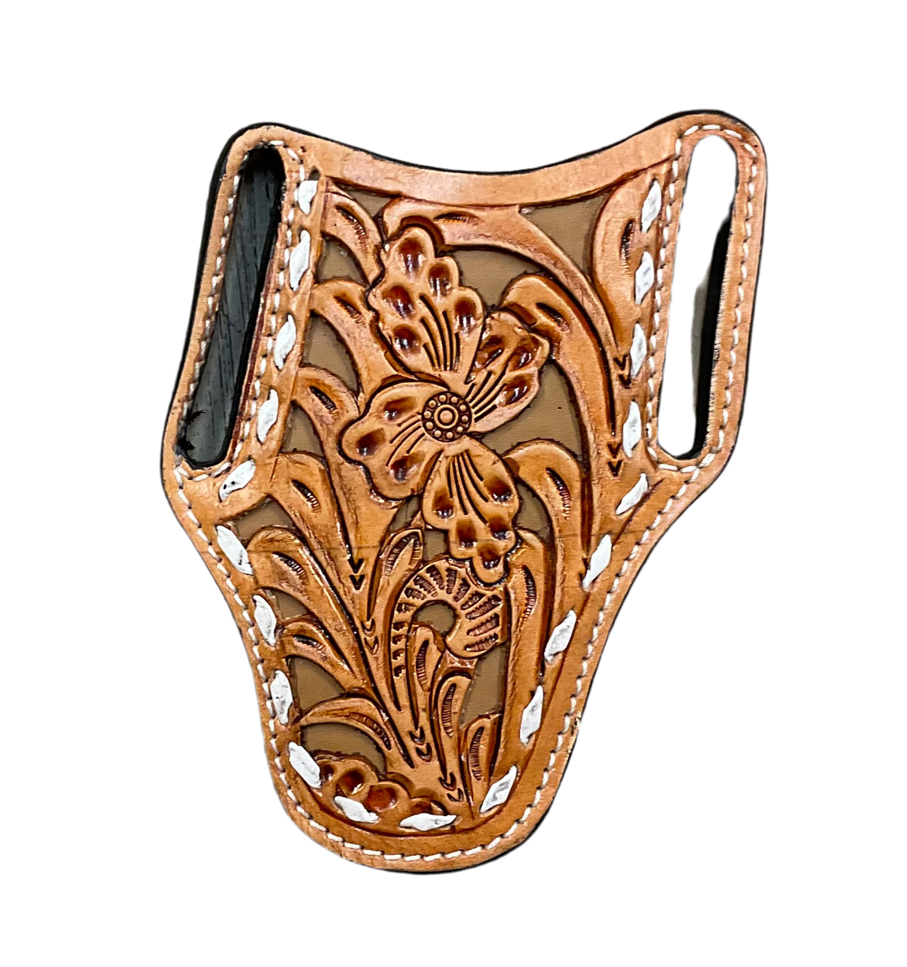 “ ISAI  “ | IRON SPUR TOOLED LEATHER KNIFE SHEALTH