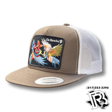 Load image into Gallery viewer, “ Cock Fight “ | MEN CAPS TRUCKER SNAP BACK WHITE
