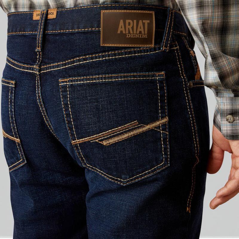 MENS ARIAT M4 RELAXED BOOT CUT WASH: WILDFIRE JEANS | 10053545