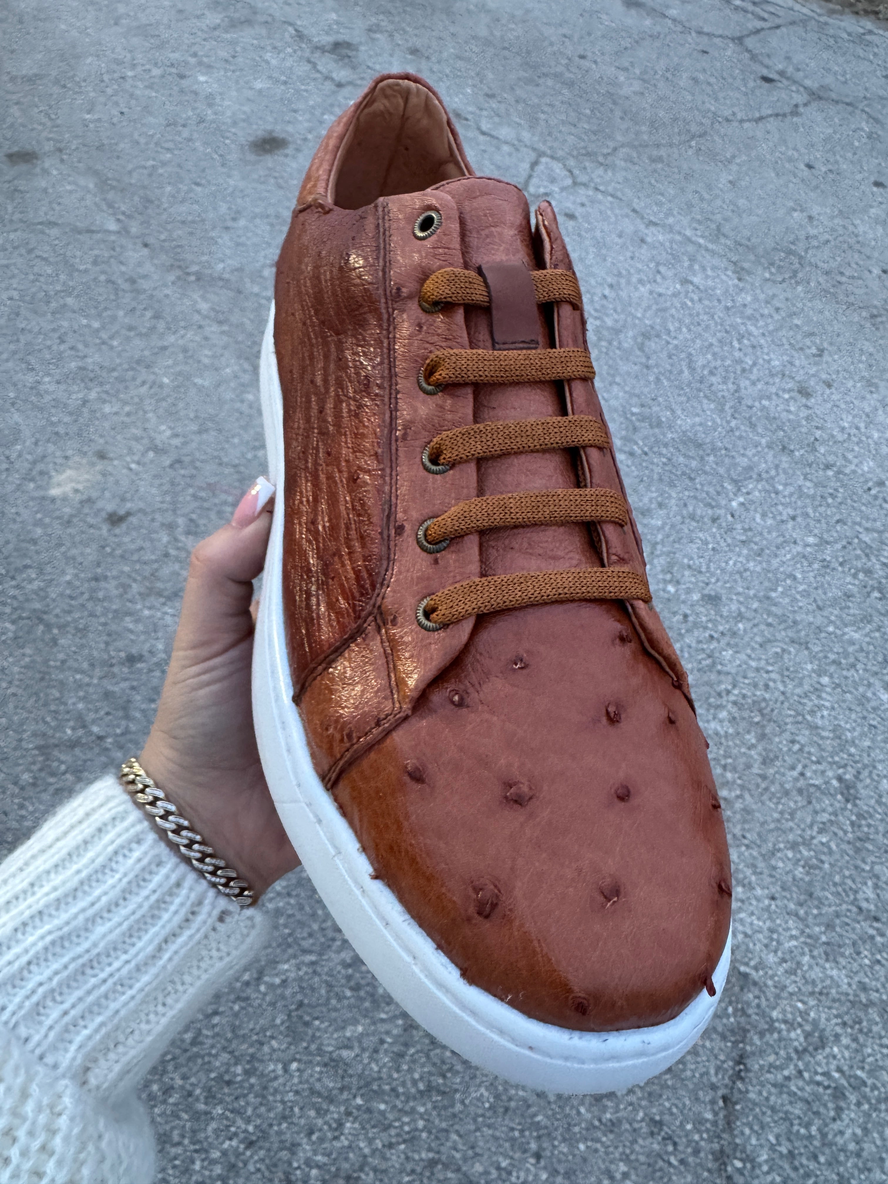 BELICO ORIGINAL OSTICH COGNAC