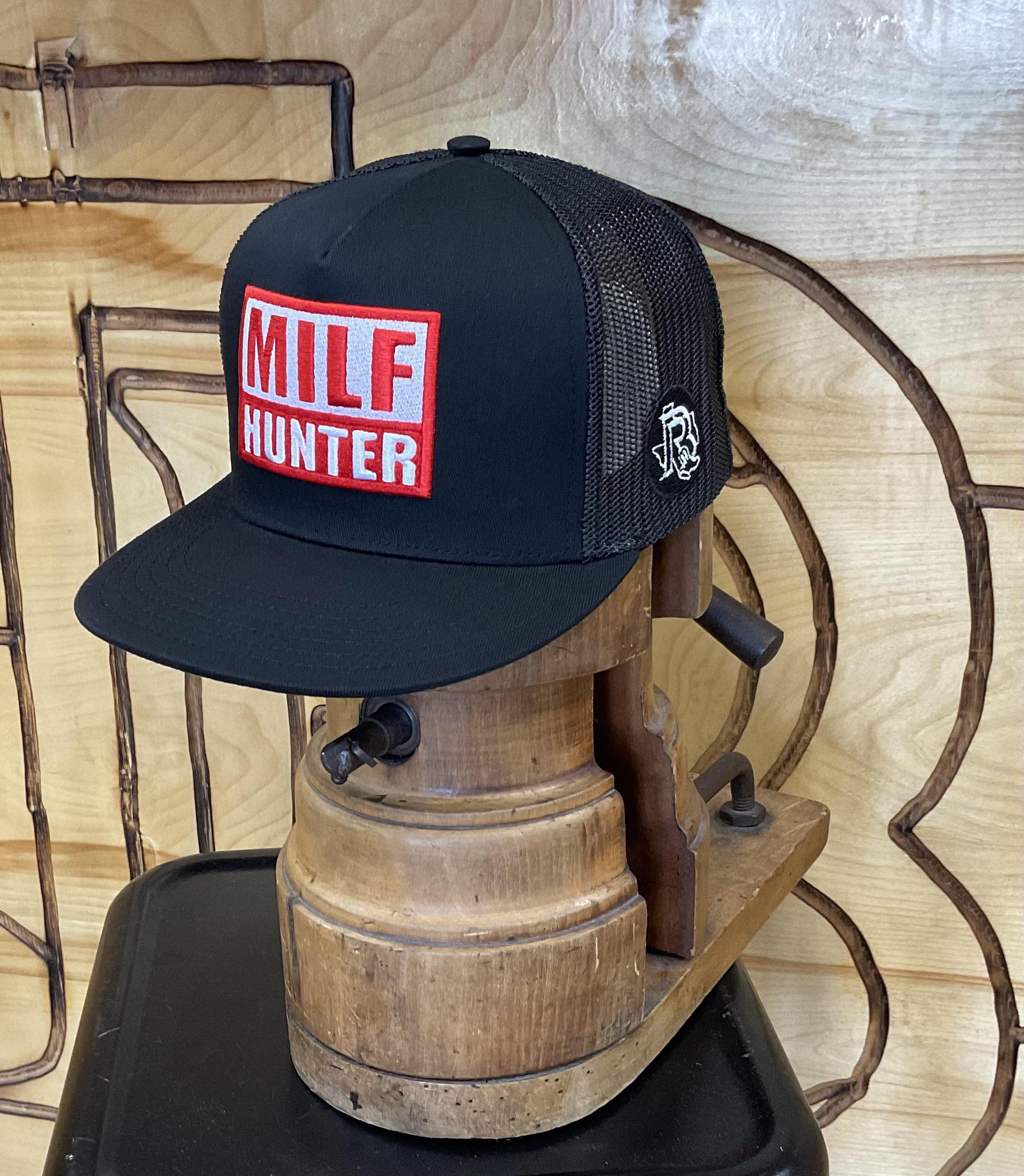 ‘’CRUZ’’ |MILF HUNTER BLACK TRUCKER CAP