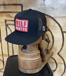 ‘’CRUZ’’ |MILF HUNTER BLACK TRUCKER CAP