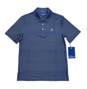 ‘’ALAN’’ MENS PANHANDLE NAVY POLO SHIRT |TM51T05712