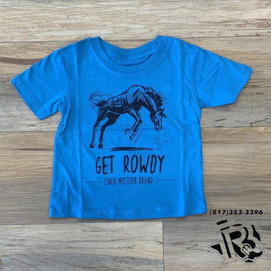 CINCH TODDLER GET ROWDY TEE - TURQUOISE | MTT7671082