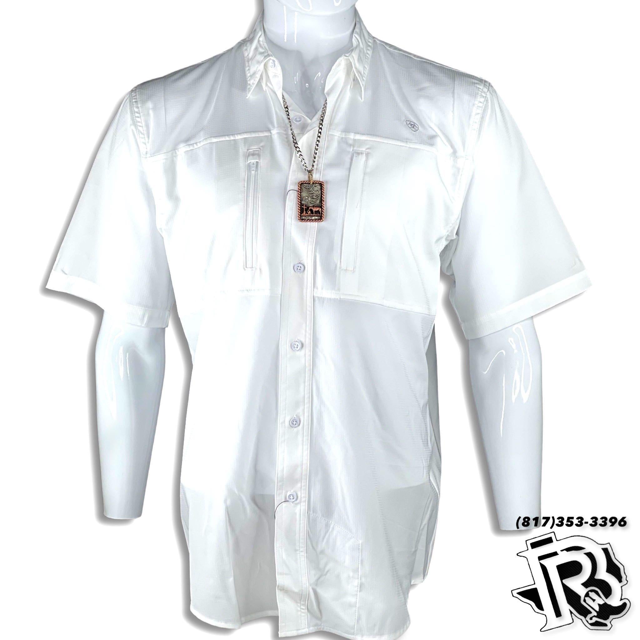 “ EZEKIEL “ | MEN'S ARIAT VENTTEK CLASSIC WHITE FIT SHIRT 10034962