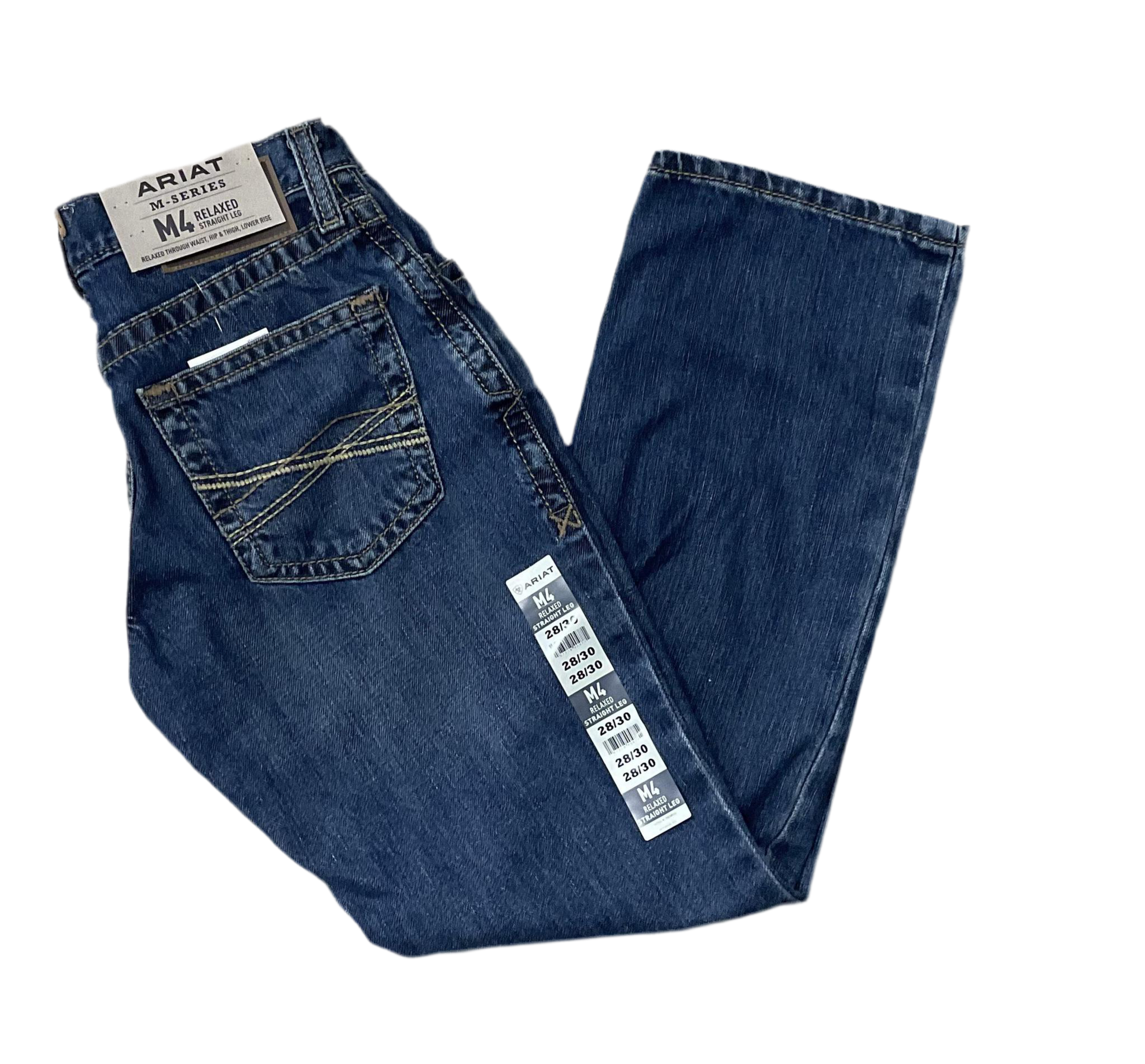 MEN’S ARIAT M4 RELAXED STRAIGHT LEG WASH; NEWTON  JEANS | 10058935