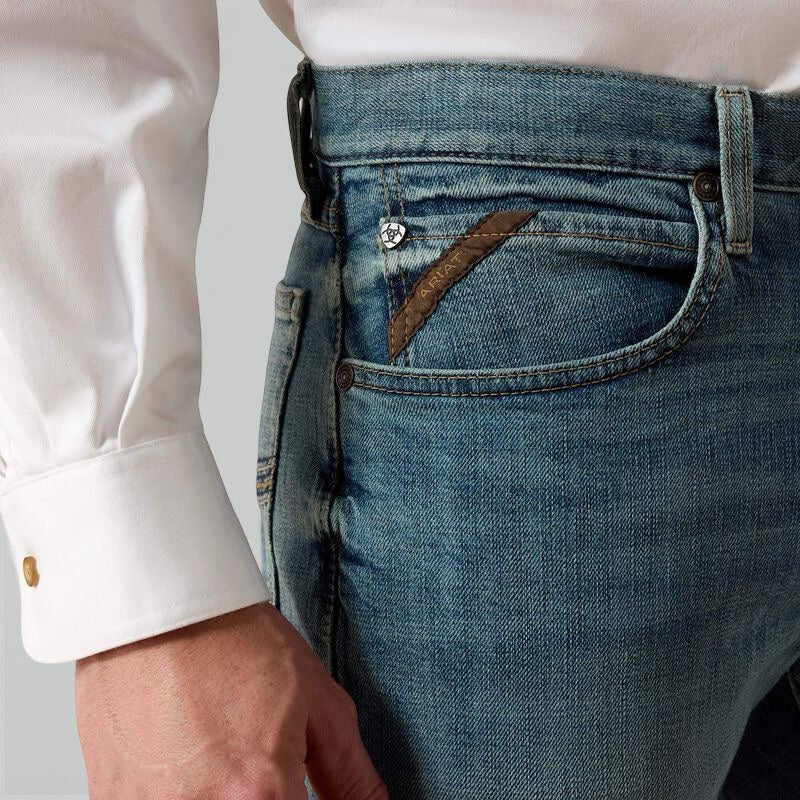 Mens Ariat M4 Low Rise Stretch Legacy Stackable Straight Leg Jean |10029009 M4