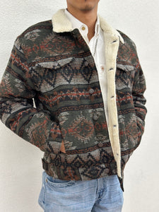 Wrangler Jacquard Sherpa Lined Jacket  | 112335735