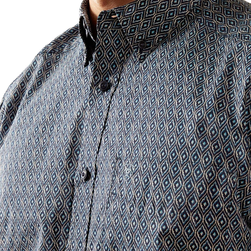 Ariat Men’s Colson Navy Classic Fit Button Down Shirt | 10058765