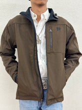 Load image into Gallery viewer, CINCH | MENS TEXTURED BONDED JACKET BROWN/BROWN | MWJ1500003