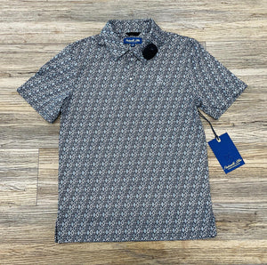 ‘’JOHN’’ MENS PANHANDLE SLIM BLACK POLO |TM51T05709