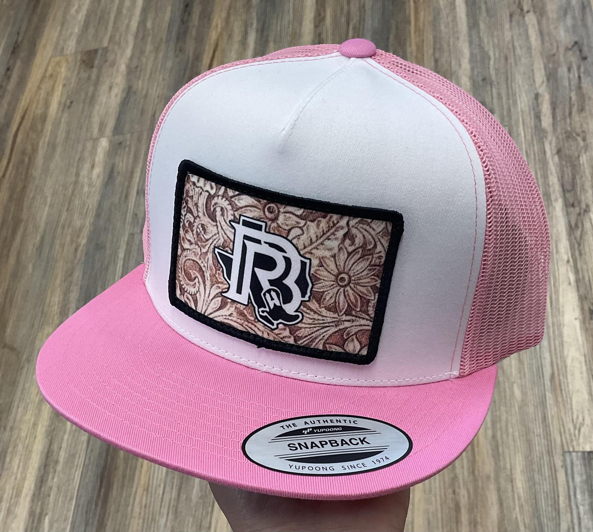 TOOLED LEATHER EDITION | BR CAP PINK/WHITE