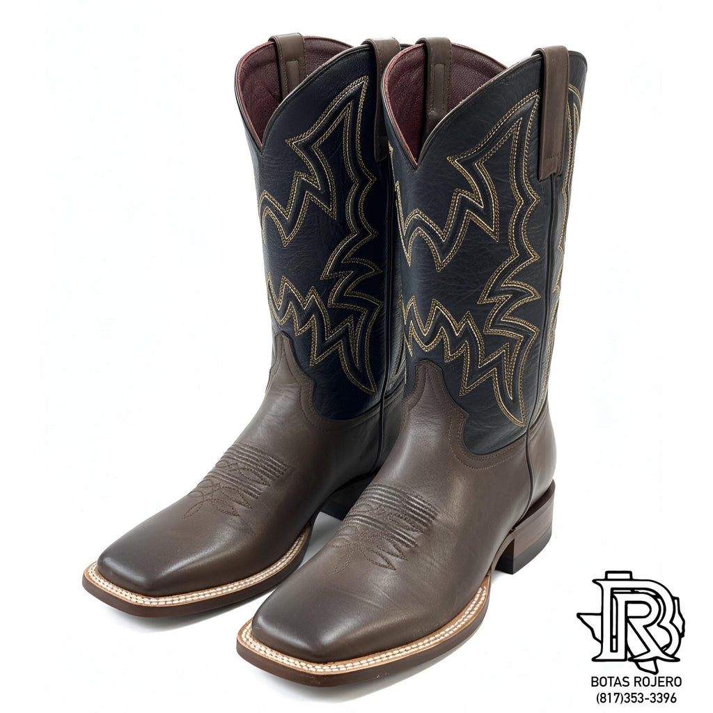 “ CASEY CHOCO “ | IRON SPUR ™️ WESTERN BOOTS SQUARE TOE