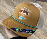 ARIAT WOMENS CAMEL STRIPED PATCH CAP | A3000932138