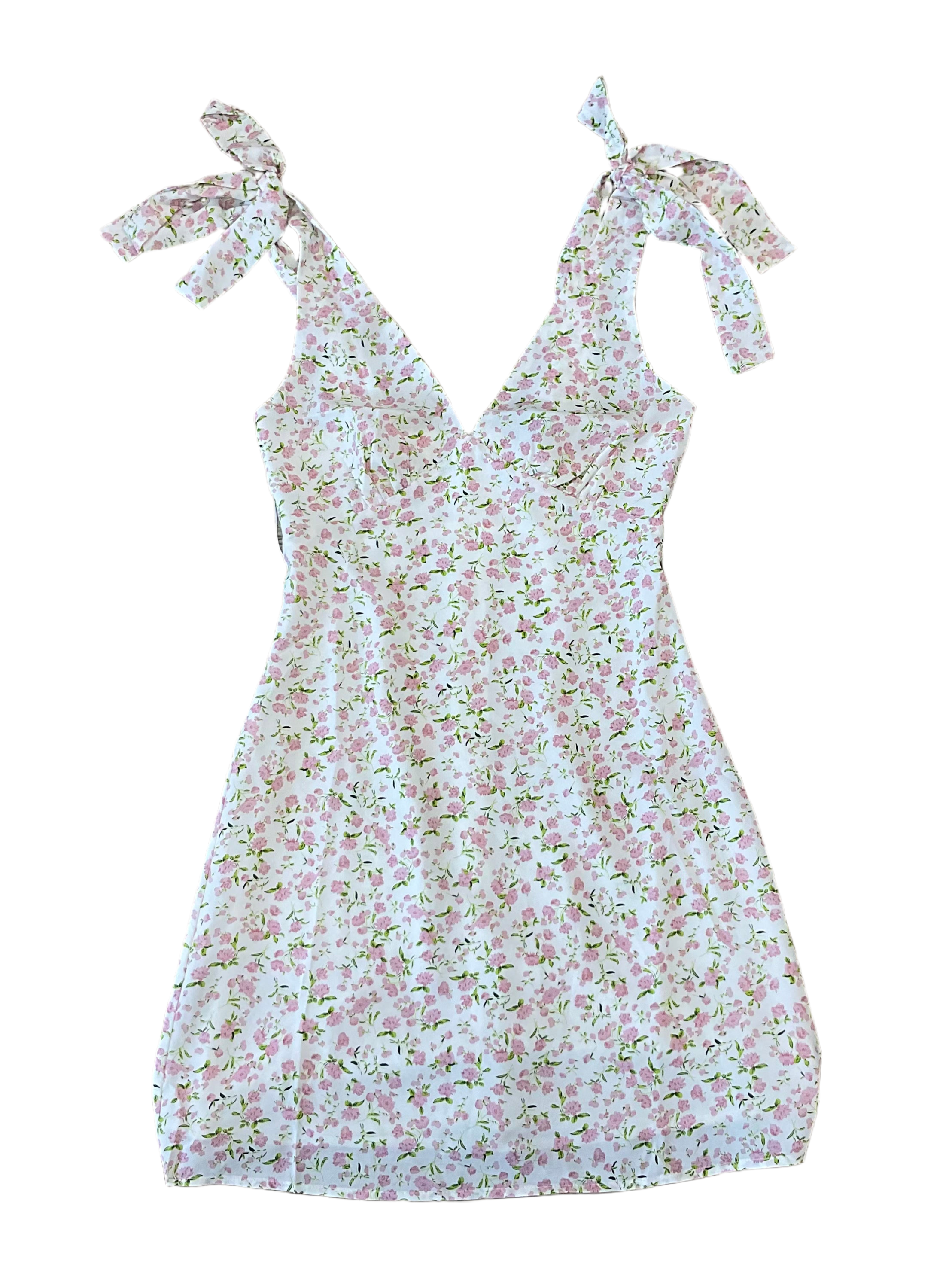 ‘’SOPHIE’’ TIE SHOULDER DRESS