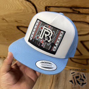 “ WINTER “ | BR CAP AZTEC PATCH  ROYAL/BLUE/WHITE