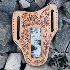 “ LEO “ | MEN WESTERN KNIFE SHEATH COWHIDE