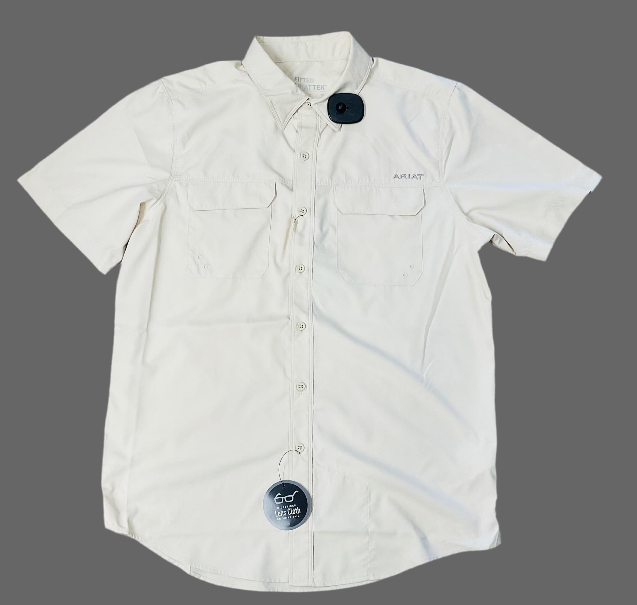 MEN’S ARIAT VENTTEK OUTBOUND FITTED CRÈME BRU LEE SHIRT | 10055228