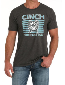 MEN’S CINCH SHORT SLEEVE CHARCOAL TEE |MTT1690663