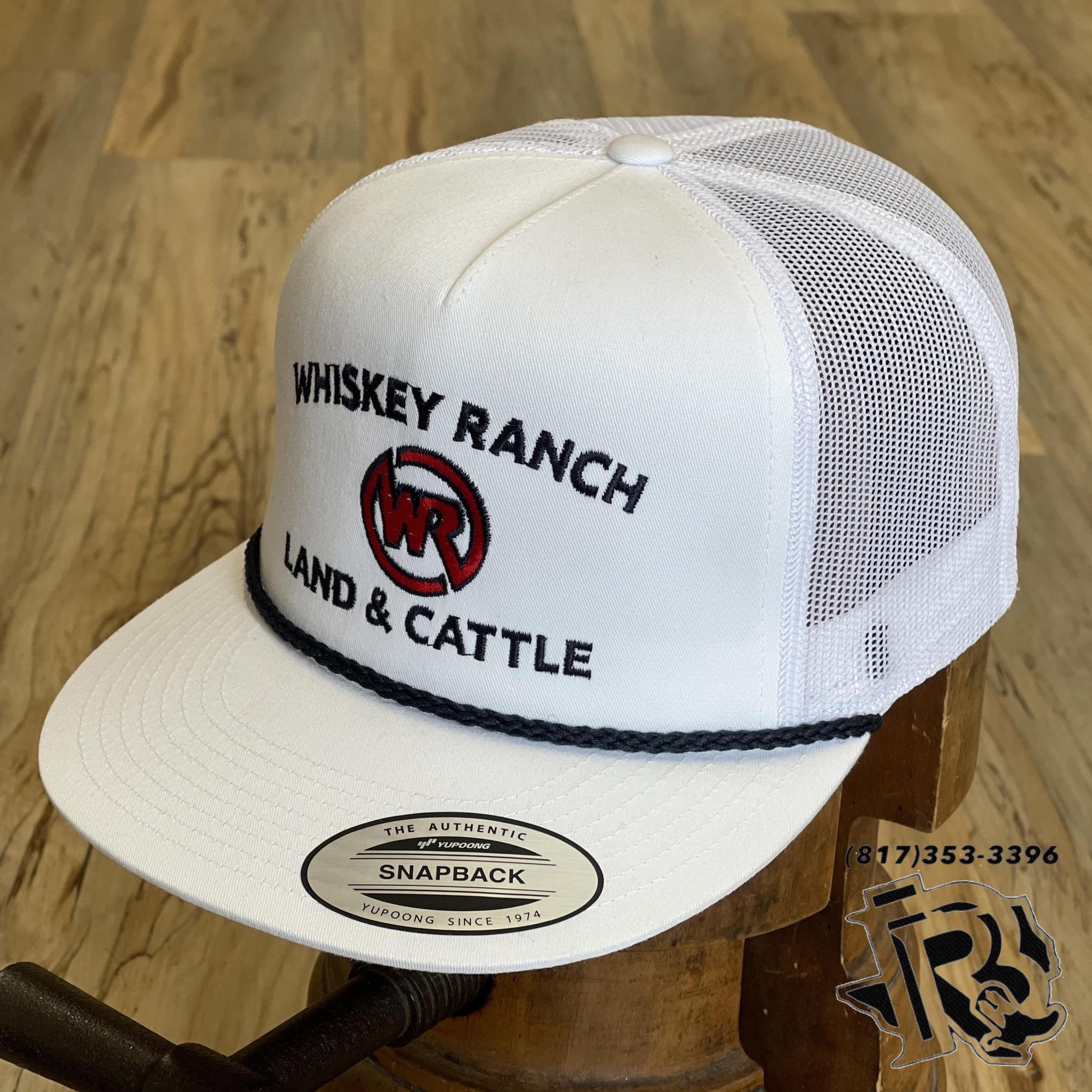 WHISKEY BEND CAPS | RANCH ROPE WHITE WHITE