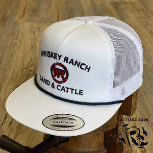 WHISKEY BEND CAPS | RANCH ROPE WHITE WHITE